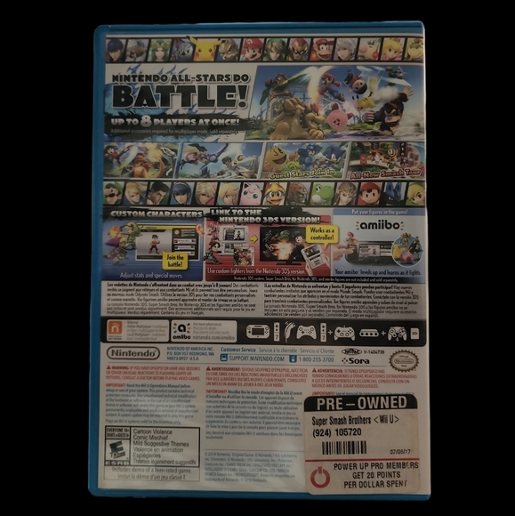 Nintendo Wii U Super Smash Bros. Manual included - Picture 2 of 3
